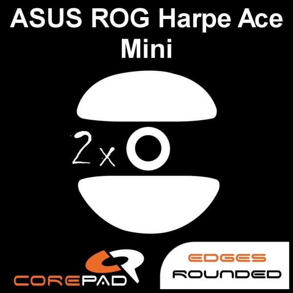 mouse skates hyperglide hyperglides esptiger tiger ice arc x-ray raypad jade obsidian ASUS ROG Harpe Ace Mini